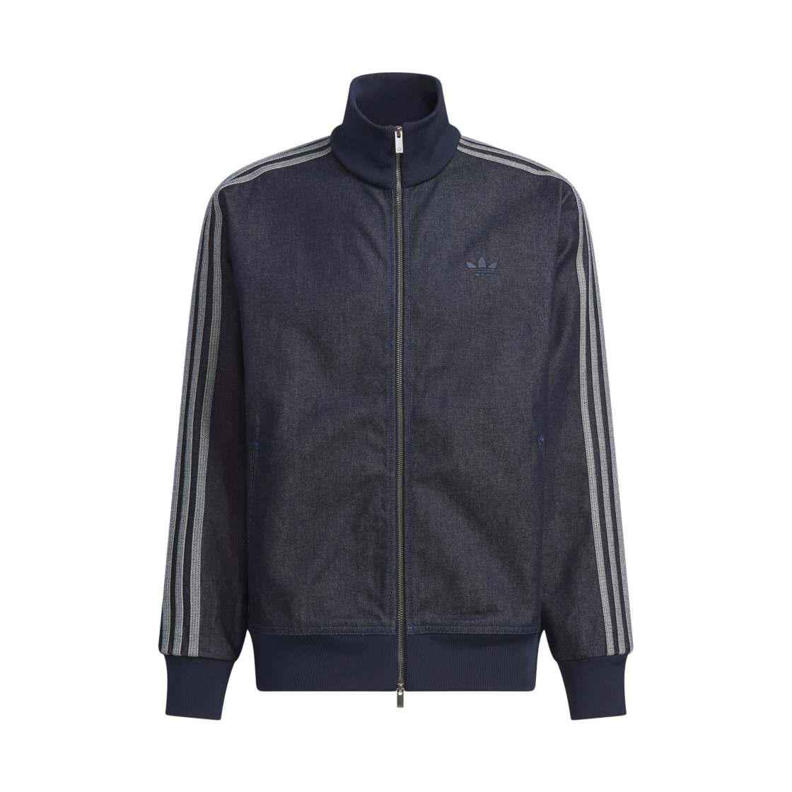 아디다스 데님 파이어버드 트랙탑 인디고 데님 - KR 사이즈(Adidas Denim Firebird Track Top Indigo Denim - KR Sizing)