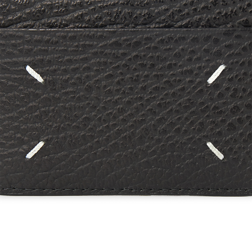 [25% 쿠폰] 메종 마르지엘라 포 스티치 카드 홀더 블랙([25% 쿠폰] Maison Margiela Four Stitch Card Holder Black) - 6