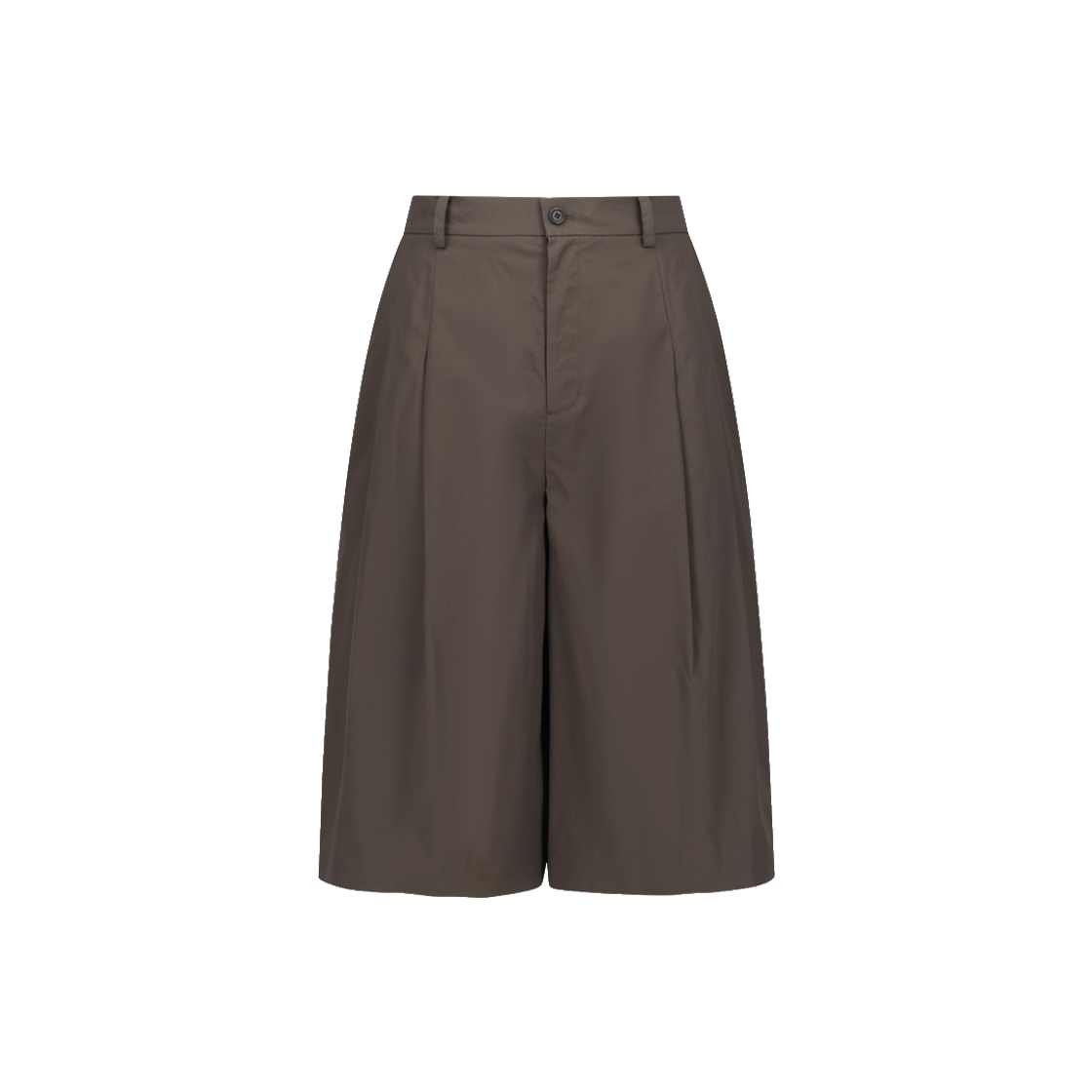 아모멘토 와이드 버뮤다 팬츠 브라운 - 26SS(Amomento Wide Bermuda Pants Brown - 26SS)