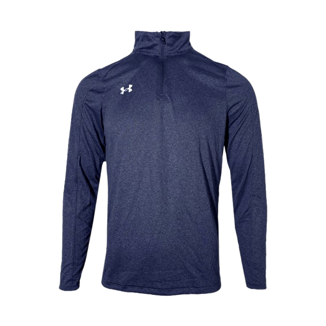 1293901-410 Under Armour UA Rival 1/4 Zip Long Sleeve T-Shirt Navy White