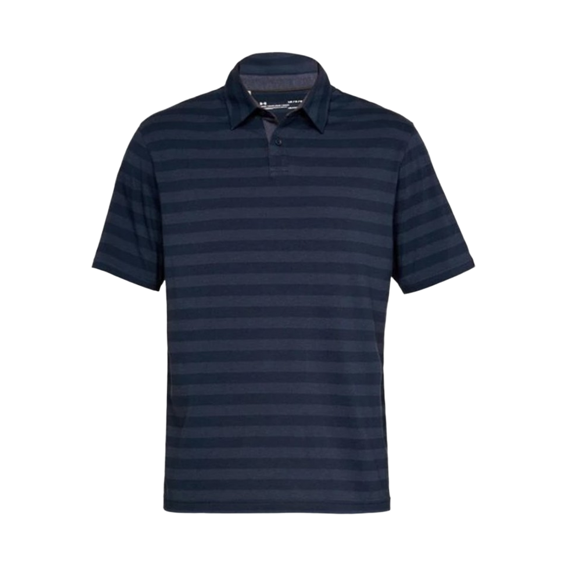 1323455-408 Under Armour UA Charged Cotton Scramble Stripe Polo T-Shirt Academy