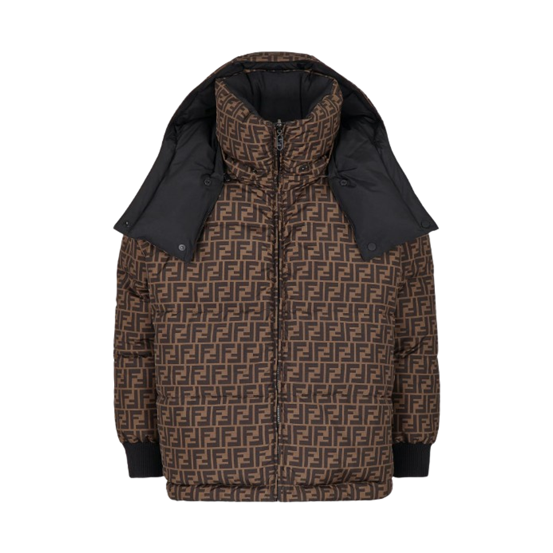 (W) 펜디 리버시블 나일론 다운 자켓 블랙((W) Fendi Reversible Nylon Down Jackek Black) - 3