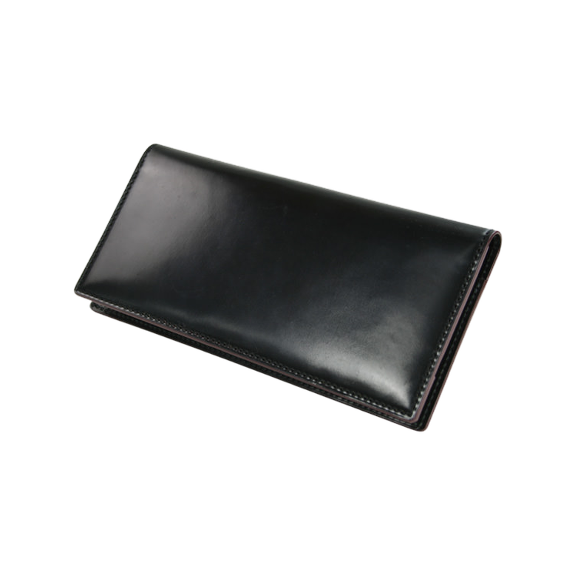 간조 쉘 코도반 2 슬림 롱 월렛 블랙(Ganzo Shell Cordovan 2 Slim Long Wallet Black)