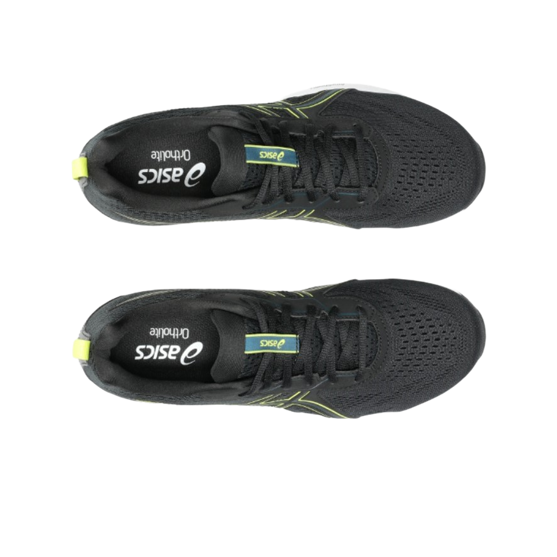 아식스 젤 컨텐드 9 블랙 시트론 - 4E 엑스트라 와이드(Asics Gel-Contend 9 Black Citron - 4E Extra Wide) - 2