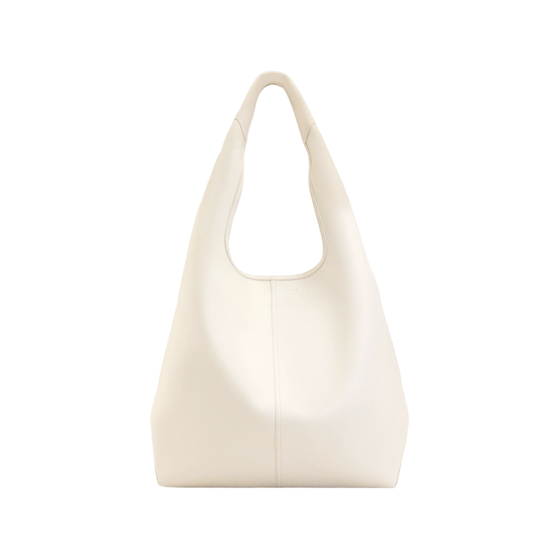 아미 화이트 토뤼옹 레더 에티엔 호보백 화이트 크림(AMI White Taurillon Leather Etienne Hobo Bag White Cream)
