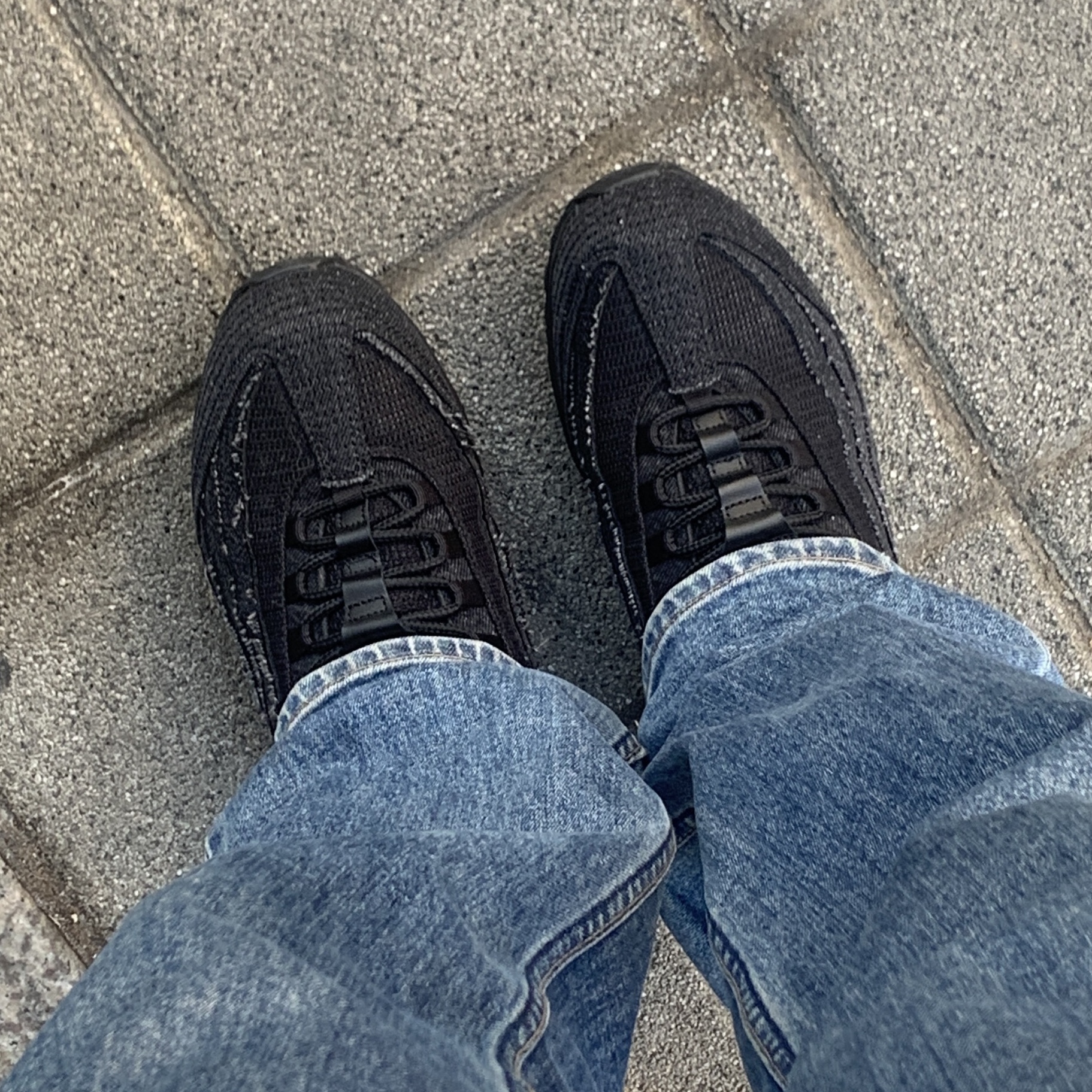 Nike x Levi's Air Max 95 Black 착용 스타일