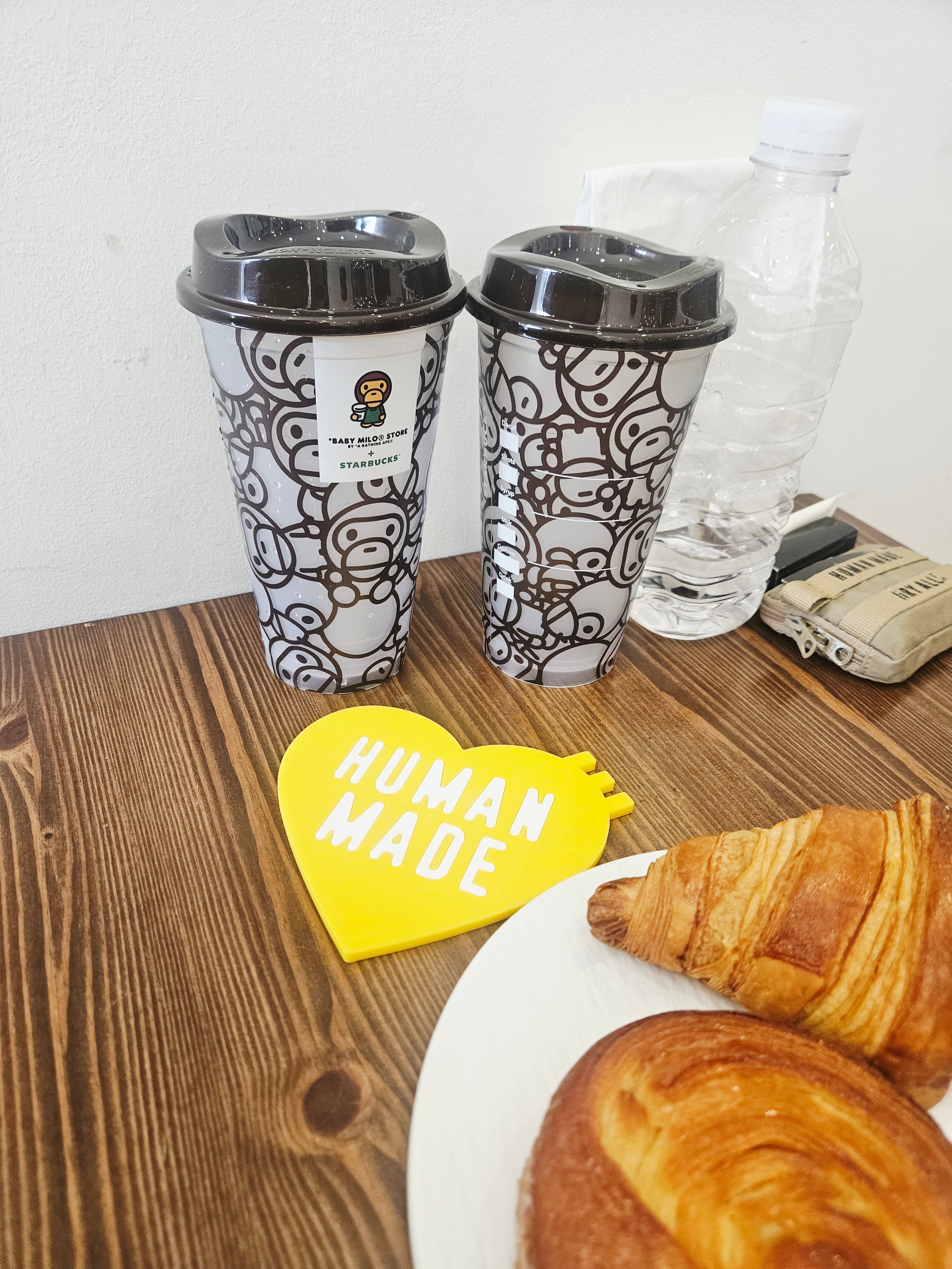 Human Made Heart Rubber Coaster Yellow 착용 스타일 - 2