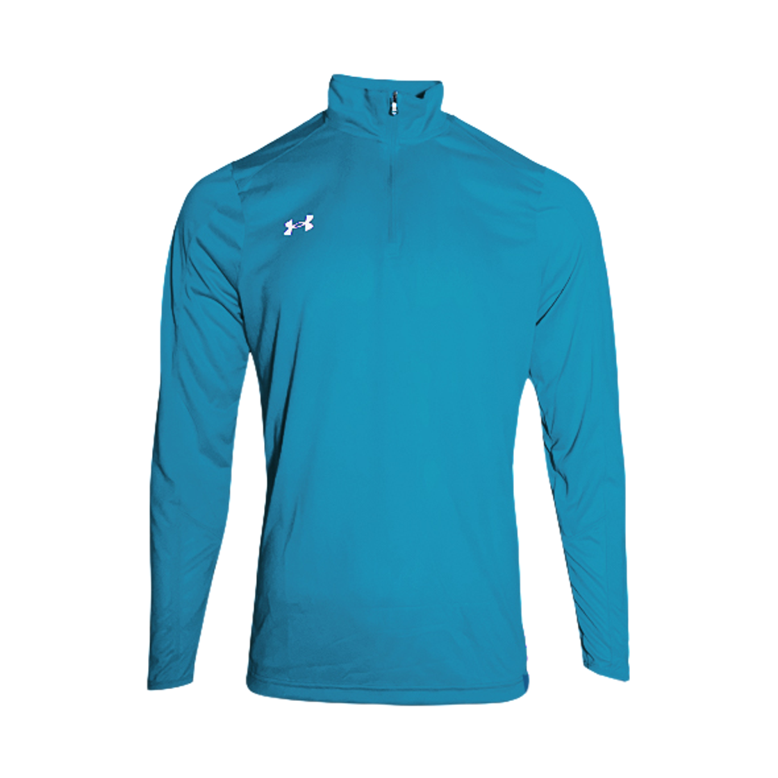 1293901-722 Under Armour UA Rival 1/4 Zip Long Sleeve T-Shirt Coastal Blue