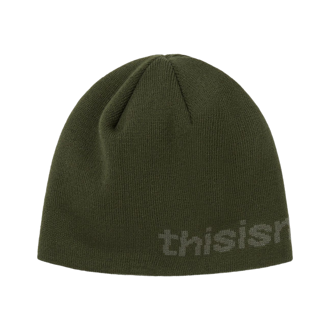 TN260KHWBE01OLV Thisisneverthat SP-Logo No Cuff Beanie Olive