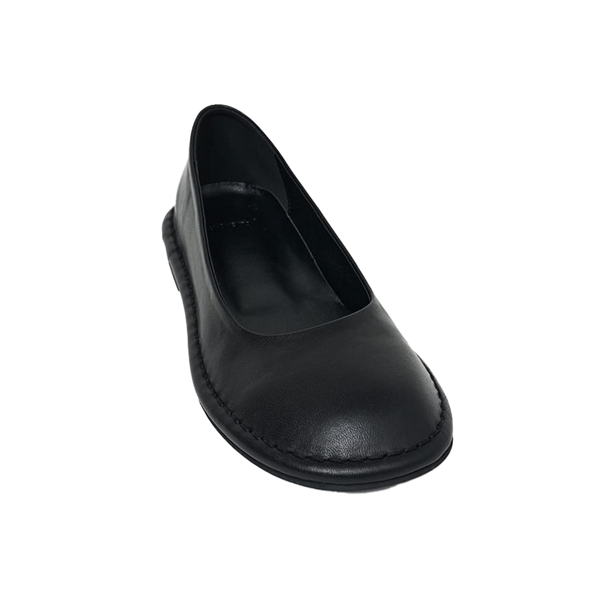 아모멘토 우먼 라운디드 플랫 블랙 - 26SS(Amomento Women Rounded Flats Black - 26SS) - 3