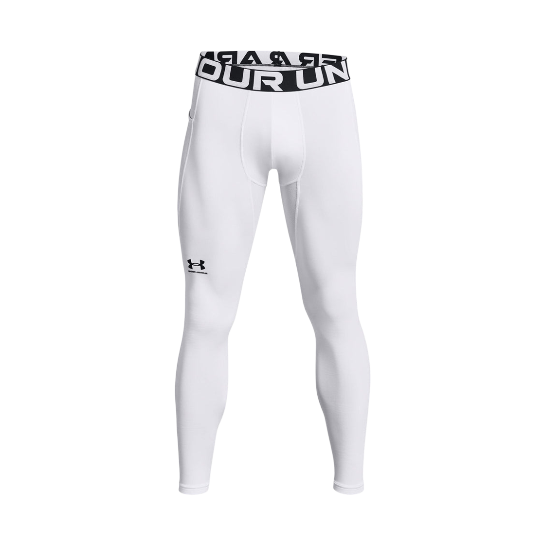 1366075-100 Under Armour ColdGear Leggings White Black