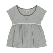COYSEIO Lace Balloon T-Shirt Melange Grey