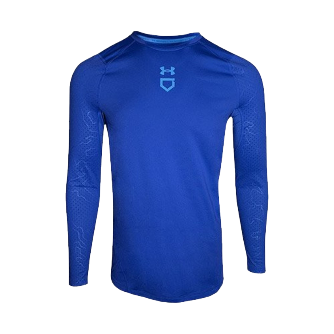 1356872-400 Under Armour Baseball ColdGear Fitted Fit Pal Under Shirt Royal Blue