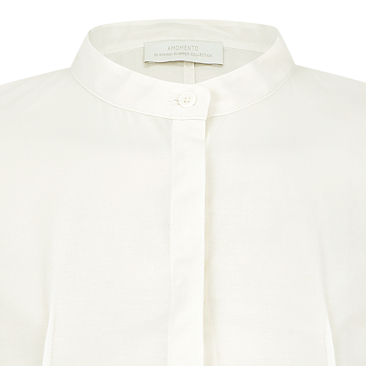 아모멘토 우먼 핀턱 슬림 셔츠 아이보리 - 26SS(Amomento Women Pintuck Slim Shirt Ivory - 26SS) - 3