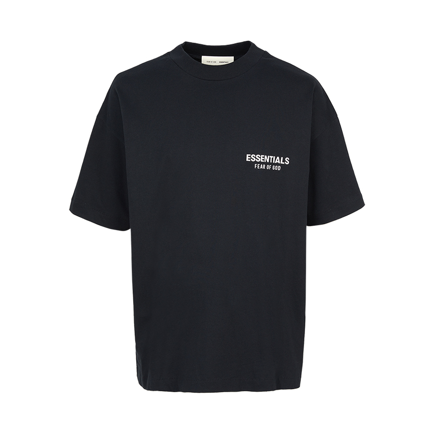 [20% 쿠폰] 에센셜 클래식 반팔 티셔츠 제트 블랙 - 25FW([20% 쿠폰] Essentials Classic Short Sleeve T-Shirt Jet Black - 25FW) - 3