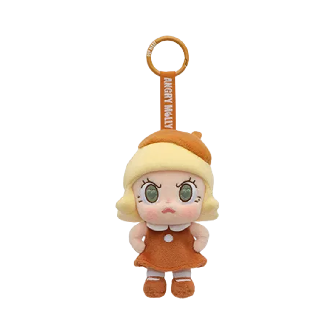 팝마트 앵그리 몰리 앵그리 에너지 시리즈 인형 키링 브라운 파이어 (개봉 박스)(Pop Mart Angry Molly Angry Energy Series Plush Pendant Brown Fire (Opened Case)) - 1