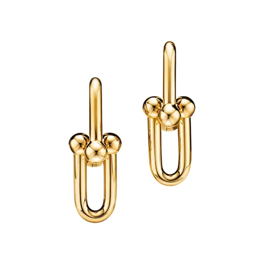 티파니 앤 코 티파니 하드웨어 미디엄 링크 이어링 옐로우 골드(Tiffany & Co. Tiffany HardWear Medium Link Earrings Yellow Gold) - 1