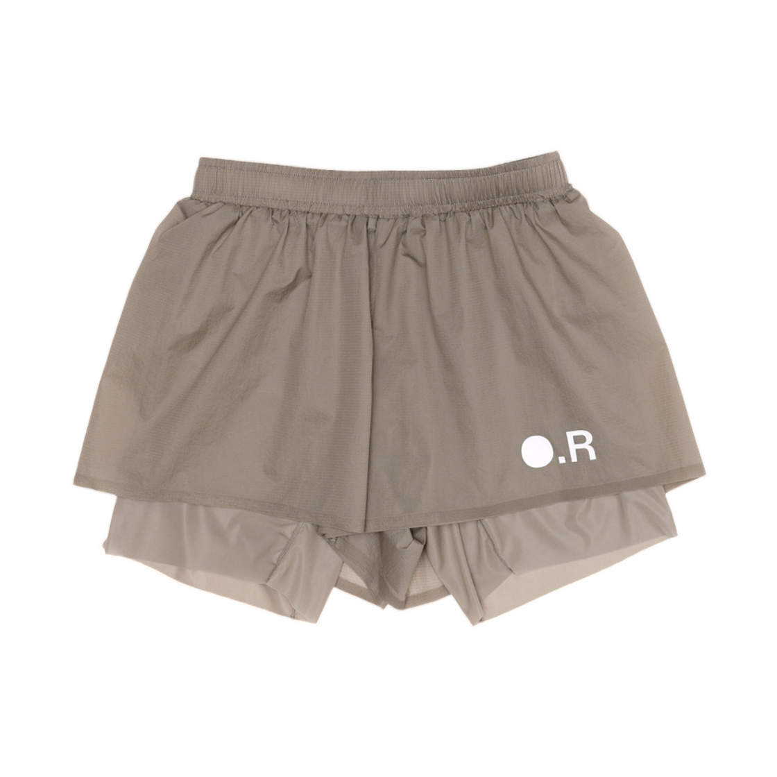 옵티미스틱 러너스 레이어드 쇼츠 카멜(Optimistic Runners Layered Shorts Camel) - 1