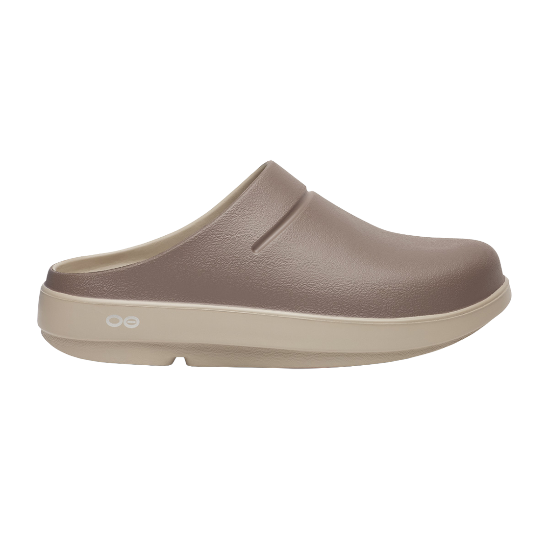 우포스 Ooclog Luxe 밝은 브라운 남여공용 클로그(Oofos Ooclog Luxe Light Brown Unisex Clog) - 1