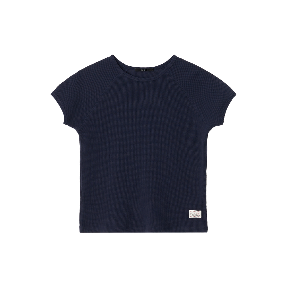 APC1TP150NYFF GBH APPAREL Petite Waffle Top / Navy