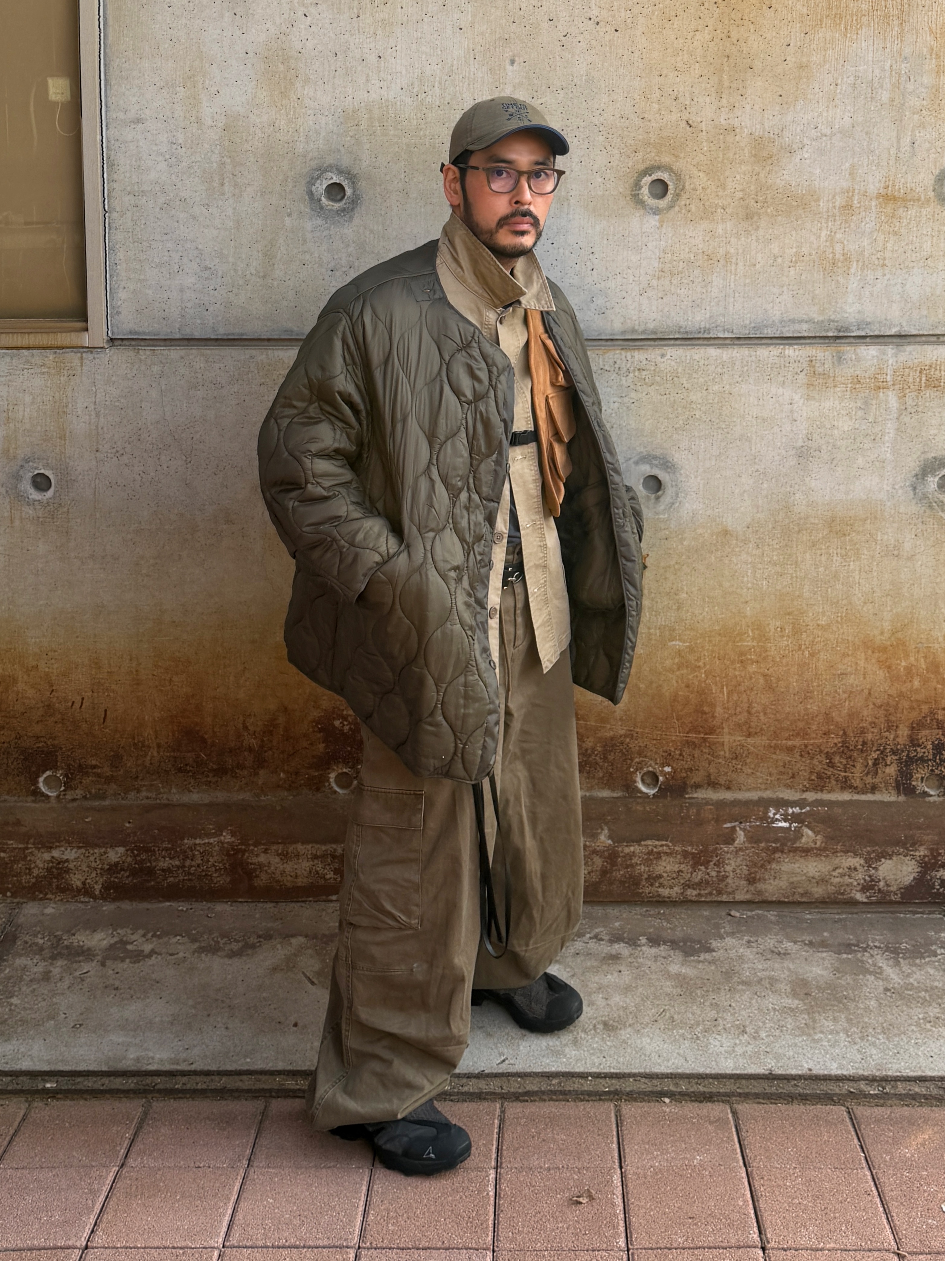 Roa Hiking Minaar Black, noun Washed Cargo Pants Khaki 착용 스타일 - 8