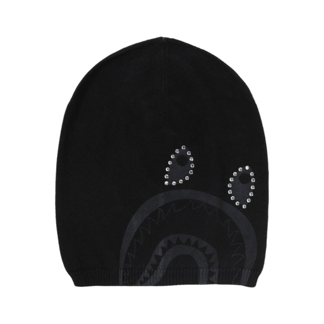 - BAPE Crystal Shark Knit Cap Black