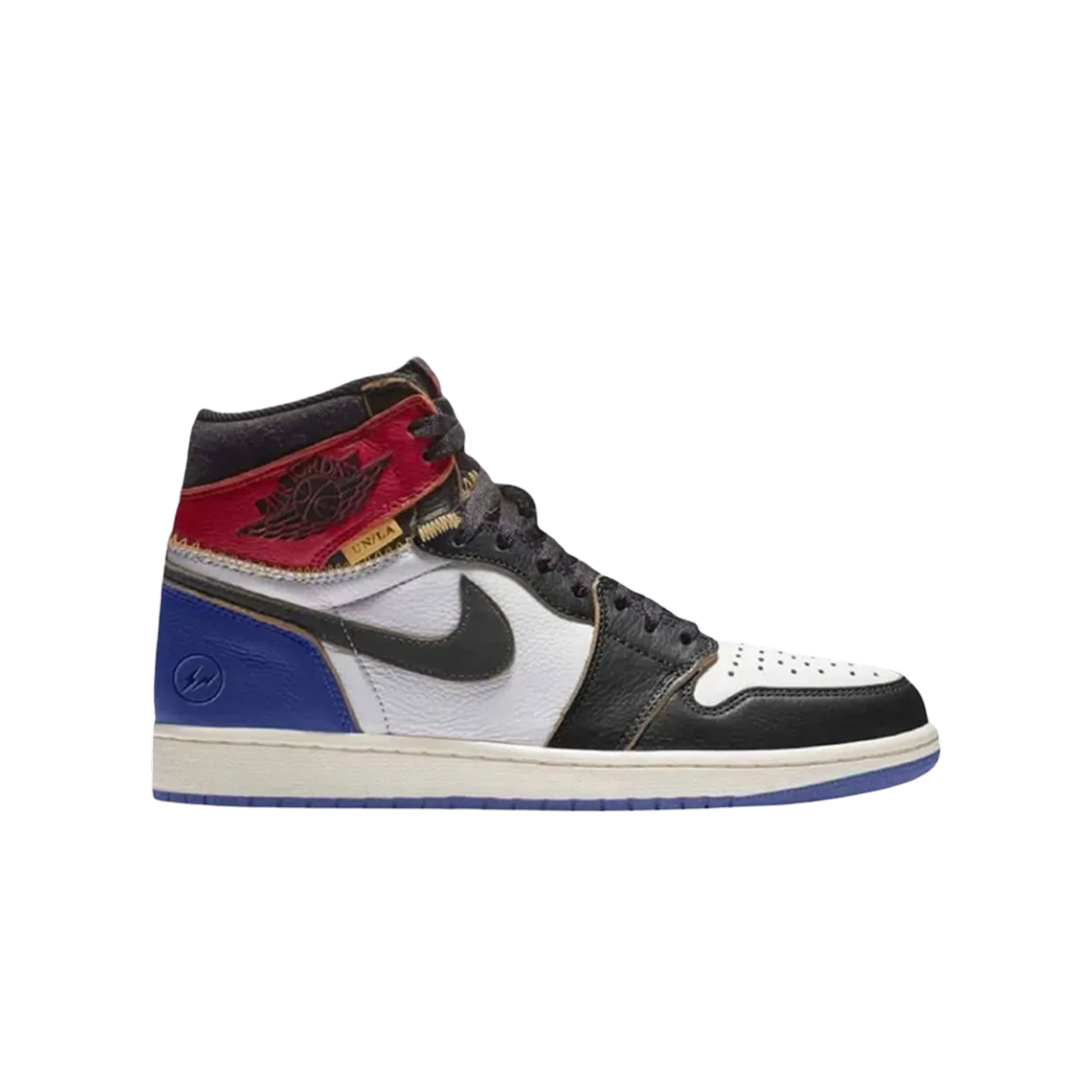 조던 1 x 프라그먼트 x 유니온 LA 블랙 앤 바시티 레드(Jordan 1 x Fragment x Union LA Black and Varsity Red) - 1