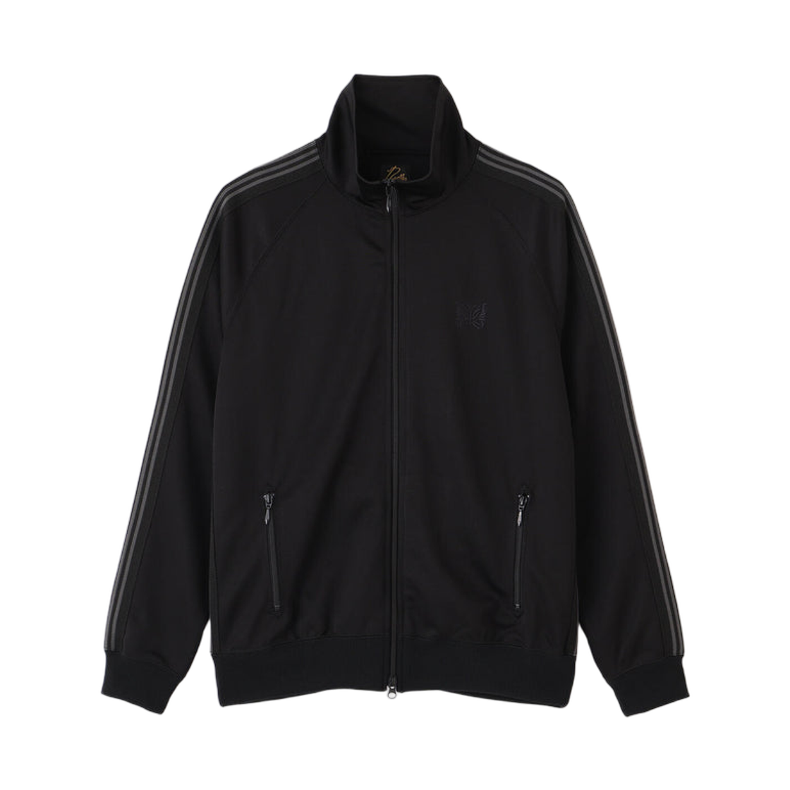 니들스 트랙 자켓 폴리 스무스 블랙(Needles Track Jacket Poly Smooth Black)