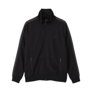 Needles Track Jacket Poly Smooth Black