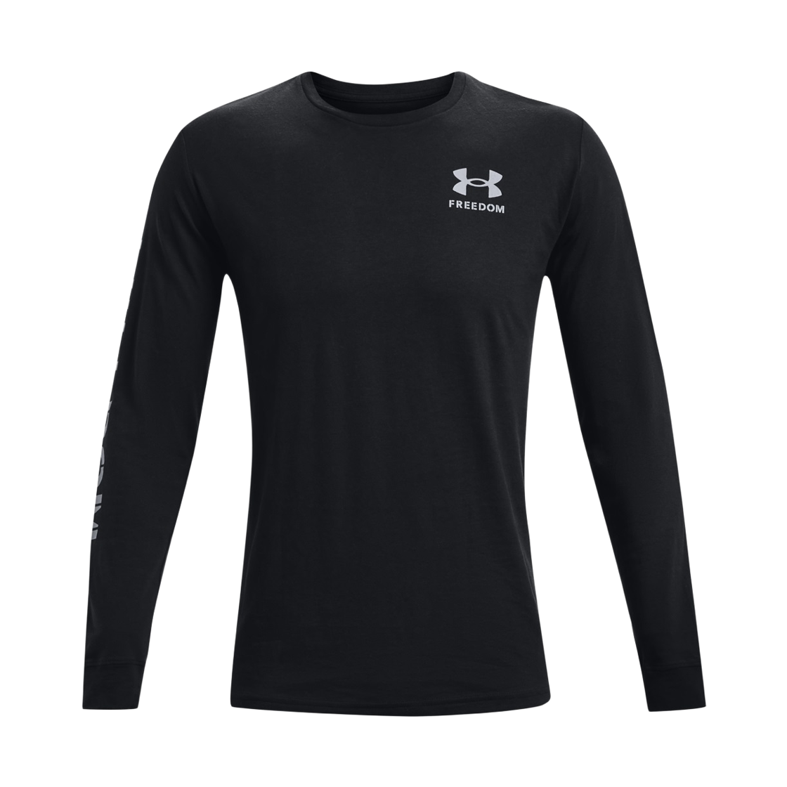 언더아머 UA 프리덤 뉴 플래그 롱슬리브 티셔츠 블랙 스틸(Under Armour UA Freedom New Flag Long Sleeve T-Shirt Black Steel) - 2