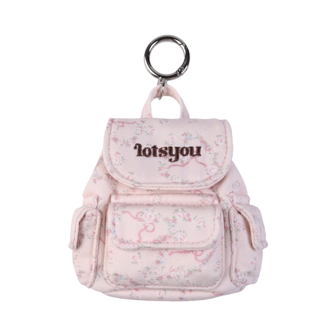 라츠유 츄비 백팩 키링 라이크 핑크(LOTS YOU Chubby Backpack Keyring Light Pink)