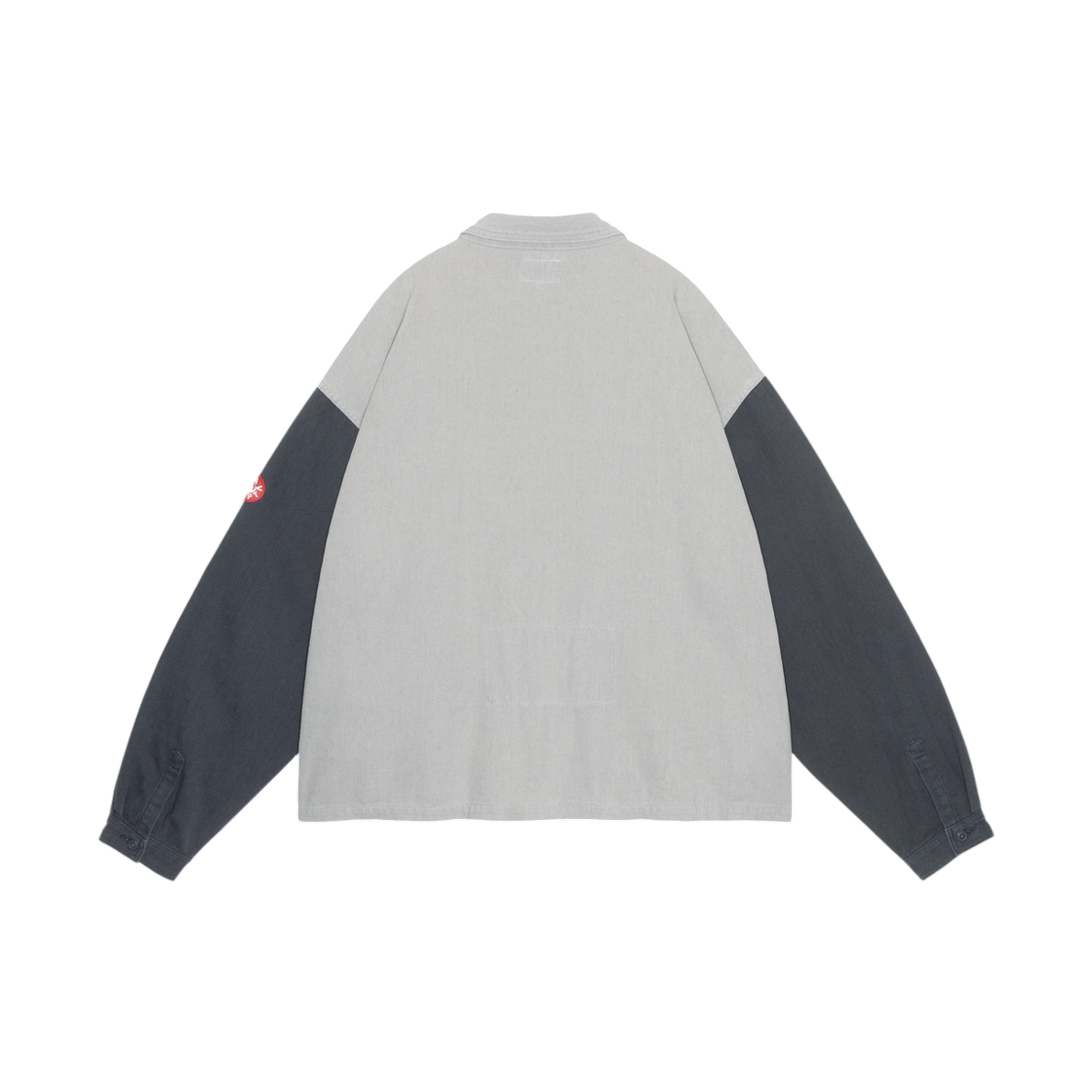 카브엠트 스트라이프 컷 쇼츠 셔츠 자켓 그레이 - 26SS(Cav Empt Stripe Cut Short Shirt Jacket Grey - 26SS) - 2