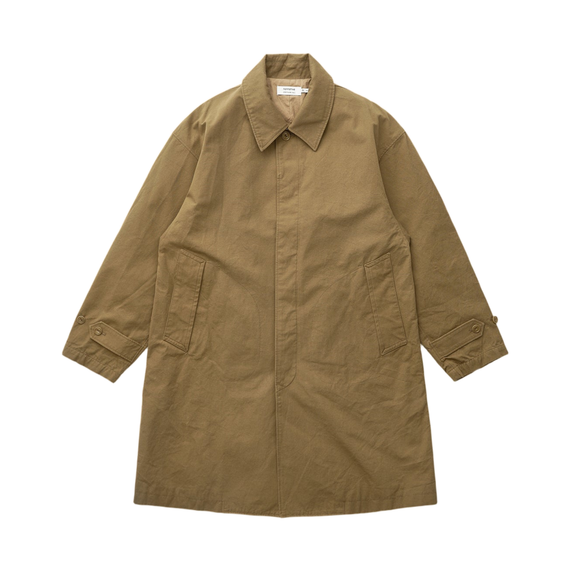 카키스 x 논네이티브 드웰러 코트 C/LI 캔버스 윈드스토퍼 베이지(Khakis x Nonnative Dweller Coat C/LI Canvas with Windstopper Beige) - 1
