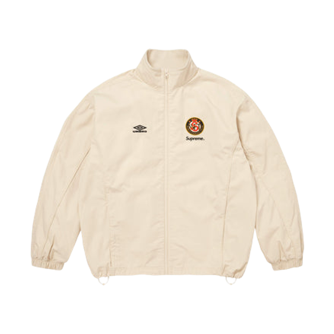 슈프림 x 엄브로 코튼 립스탑 트랙 자켓 스톤 - 26SS