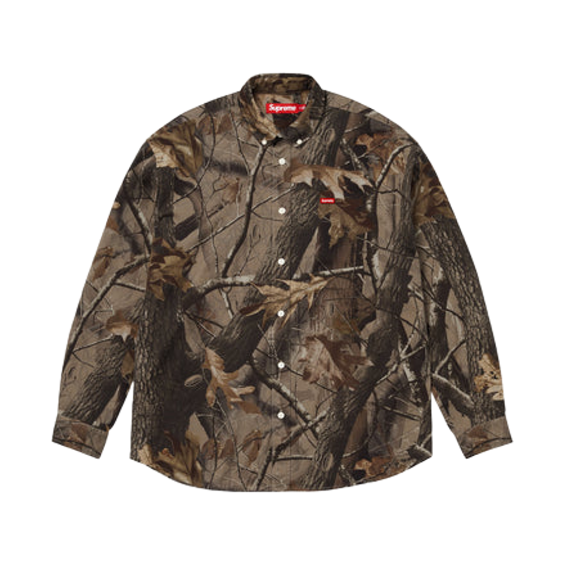 - Supreme Small Box Shirt Realtree Hardwoods Camo - 26SS