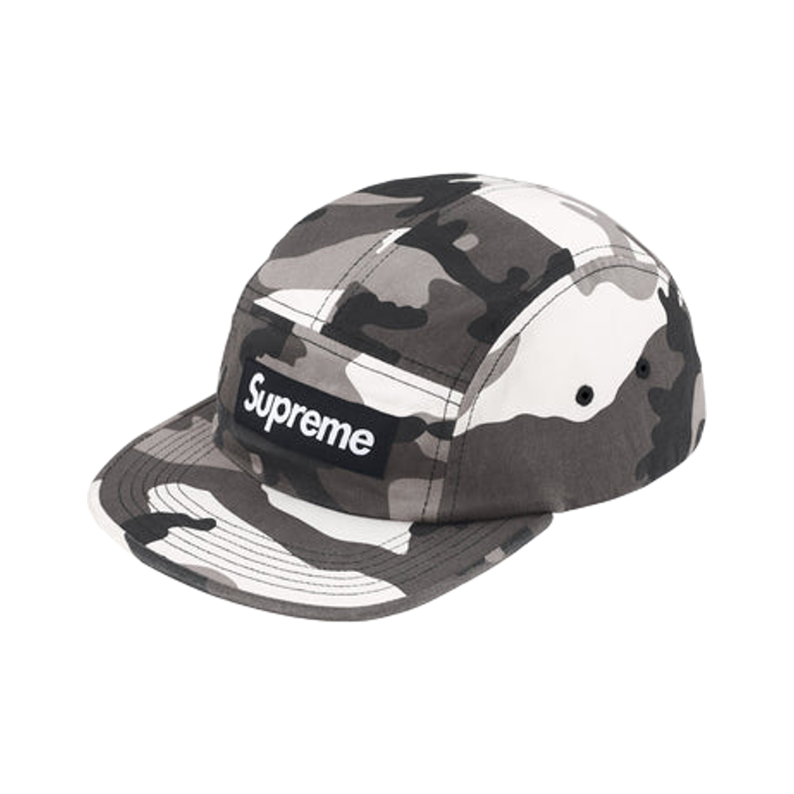 슈프림 워시드 치노 트윌 캠프캡 스노우 카모 - 26SS(Supreme Washed Chino Twill Camp Cap Snow Camo - 26SS)