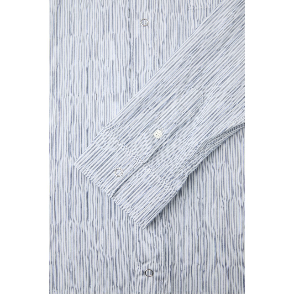 이로 제퍼 스트라이프 크리즈 긴팔 셔츠 블랙패턴(IRO Zephyr Stripe Crease Long Sleeve Shirt Pattern Black) - 6