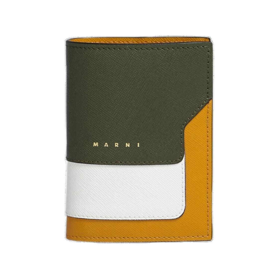 PFMOQ14U13_LV520_Z584N_ [25% 쿠폰] Marni Saffiano Bi-Fold Wallet Gazebo Liliy White Pumpkin