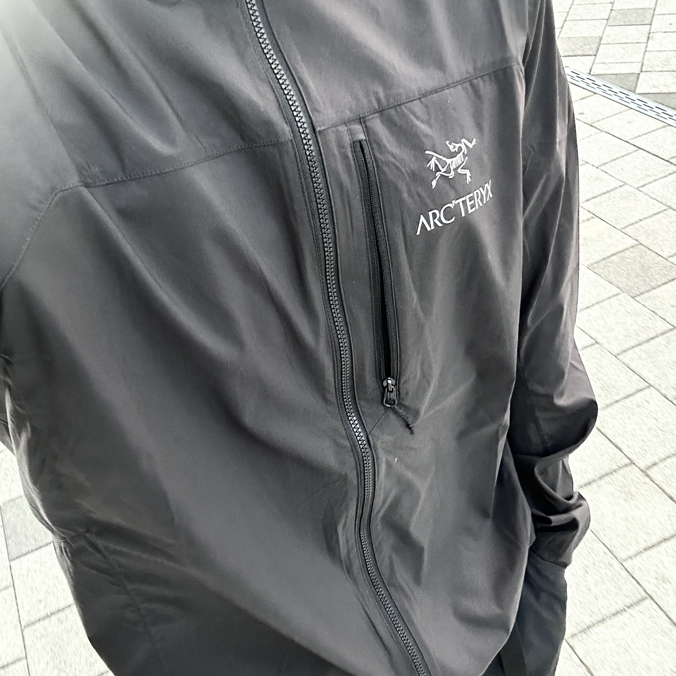Arc'teryx Squamish Hoody Black 착용 스타일