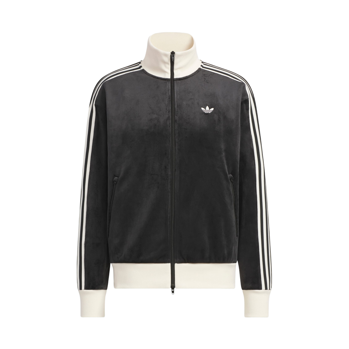 KQ5544 Adidas Corduroy Classic Track Top Black - KR Sizing