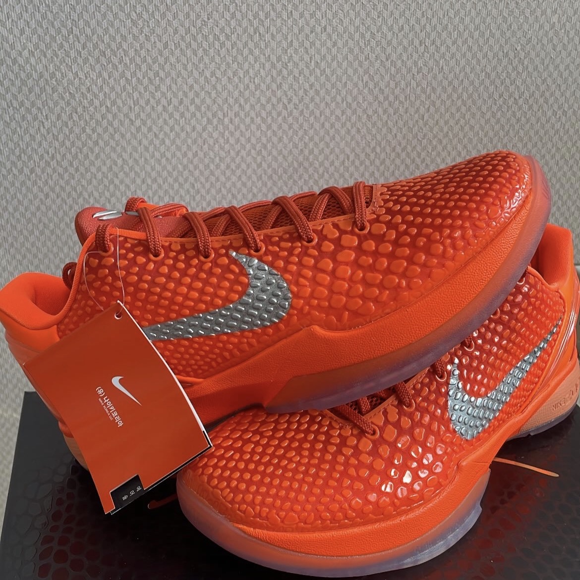 Nike Kobe 6 Protro Total Orange 착용 스타일 - 1