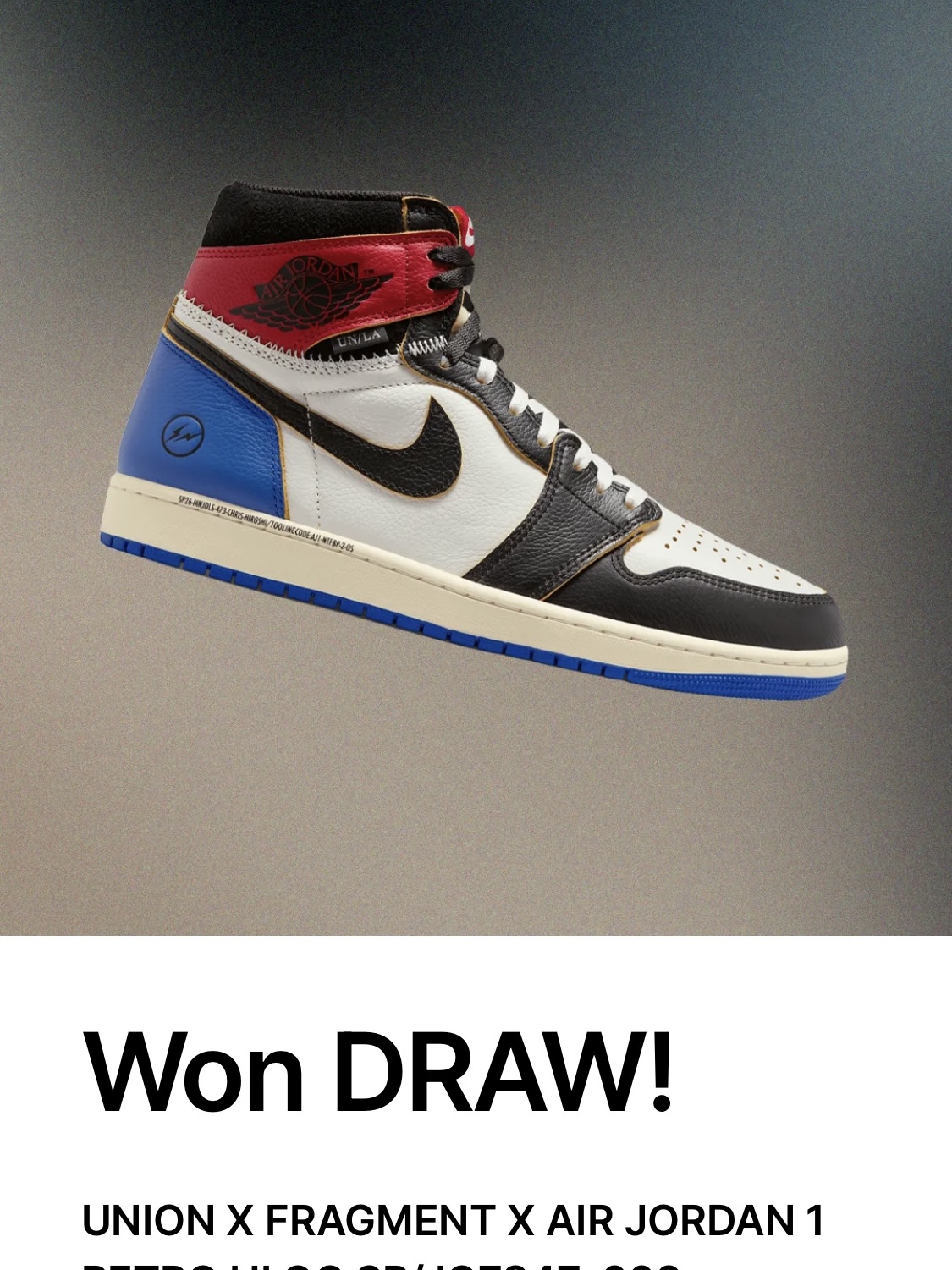 Jordan 1 x Fragment x Union LA Black and Varsity Red 착용 스타일