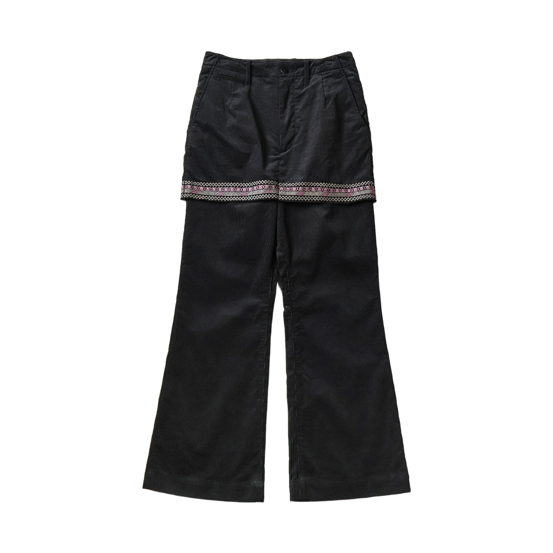 캐피탈 14W 코듀로이 스카우저 블랙(Kapital 14W Corduroy Skouser Black) - 1