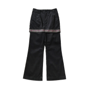 Kapital 14W Corduroy Skouser Black