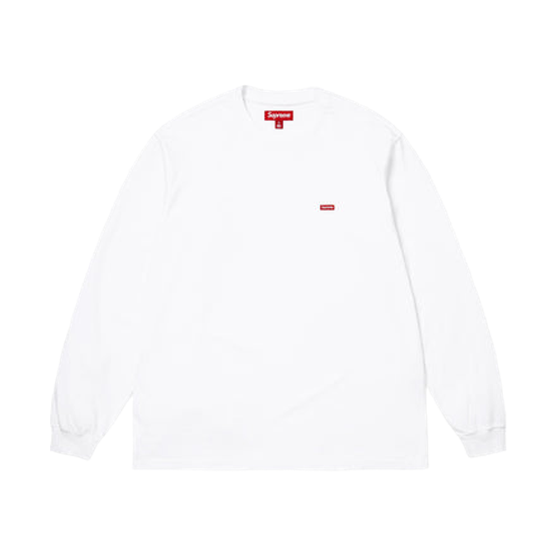 - Supreme Small Box L/S T-Shirt White - 26SS