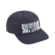 Supreme Embroidered Money Logo 6-Panel Navy - 26SS