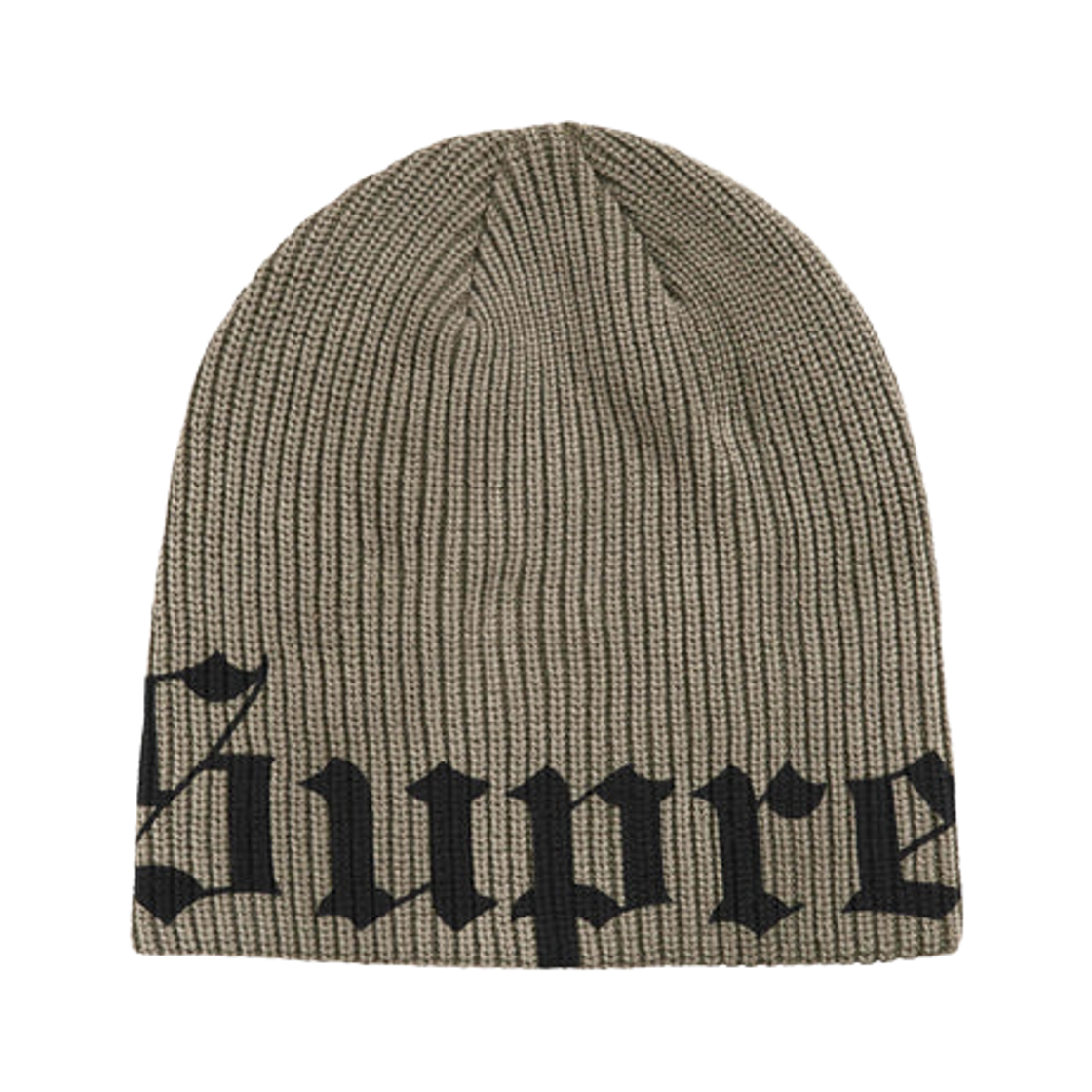 슈프림 올드 잉글리쉬 프린티드 비니 올리브 - 26SS(Supreme Old English Printed Beanie Olive - 26SS)
