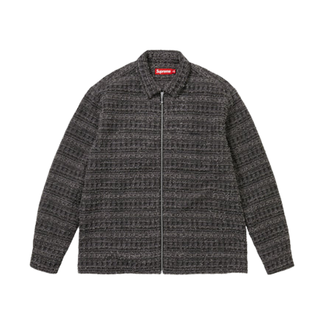 슈프림 부클 집업 셔츠 블랙 - 26SS