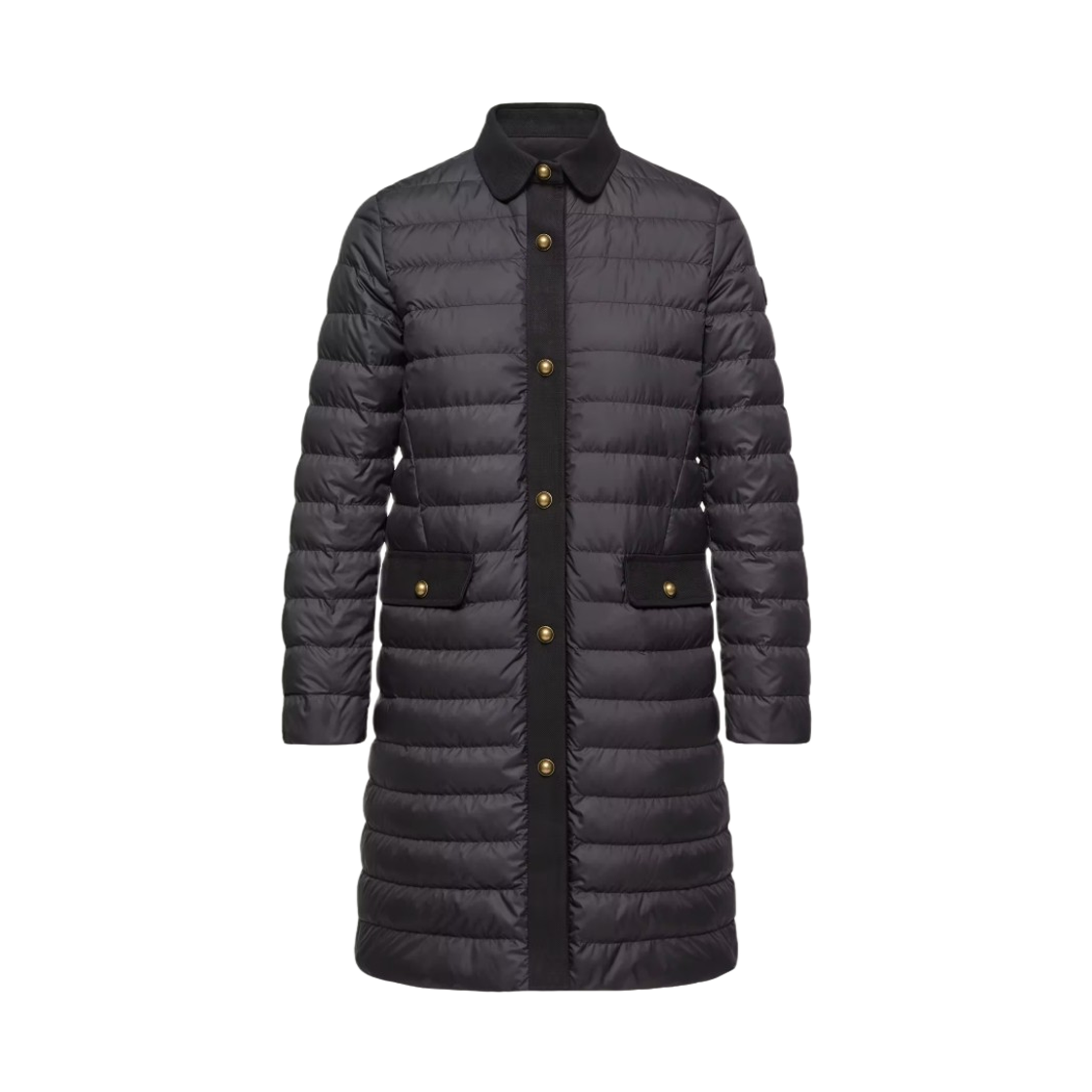 L1-093-1C00010-54AQE-999 (W) Moncler Jujulong Cotton Linen Trimmed Down Jacket Black - 26SS
