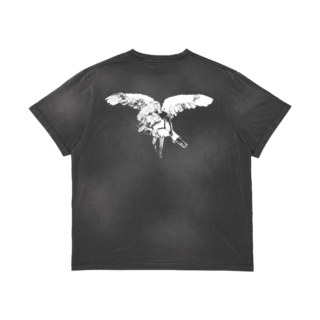 라드리미티드 엔젤 티셔츠 빈티지 블랙(Rad Limited Angel T Shirts - Vintage Black) - 1